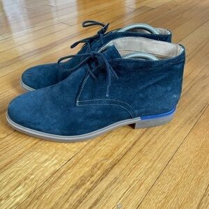 Hush Puppies Navy Ankle Boots